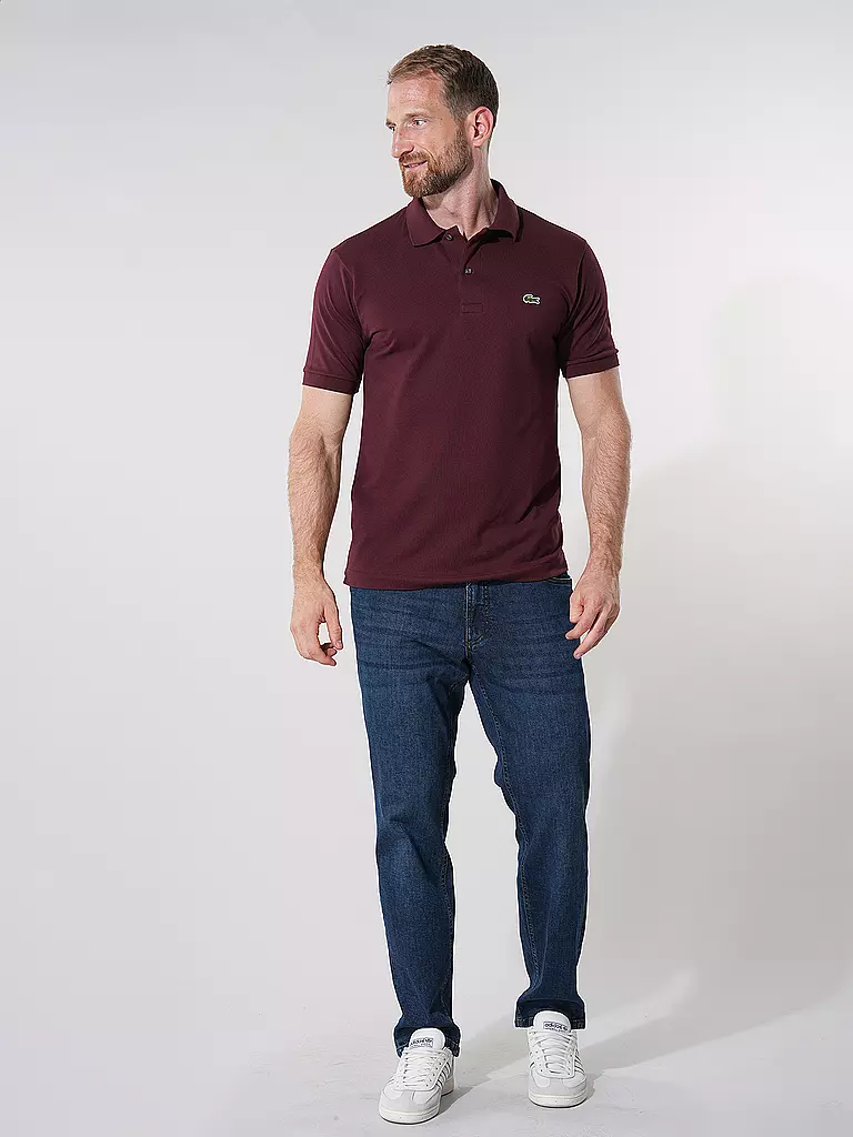 LACOSTE | Poloshirt Classic Fit L1212 | Rosso scuro