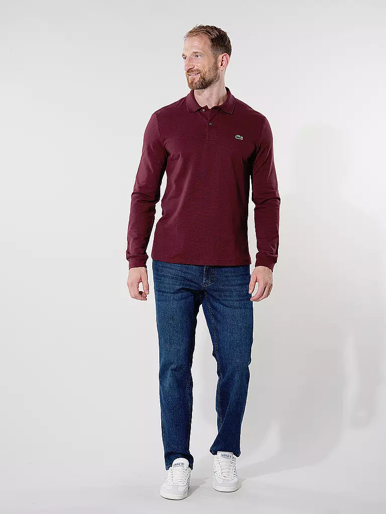LACOSTE | Poloshirt Classic Fit L1312 | Rosso scuro