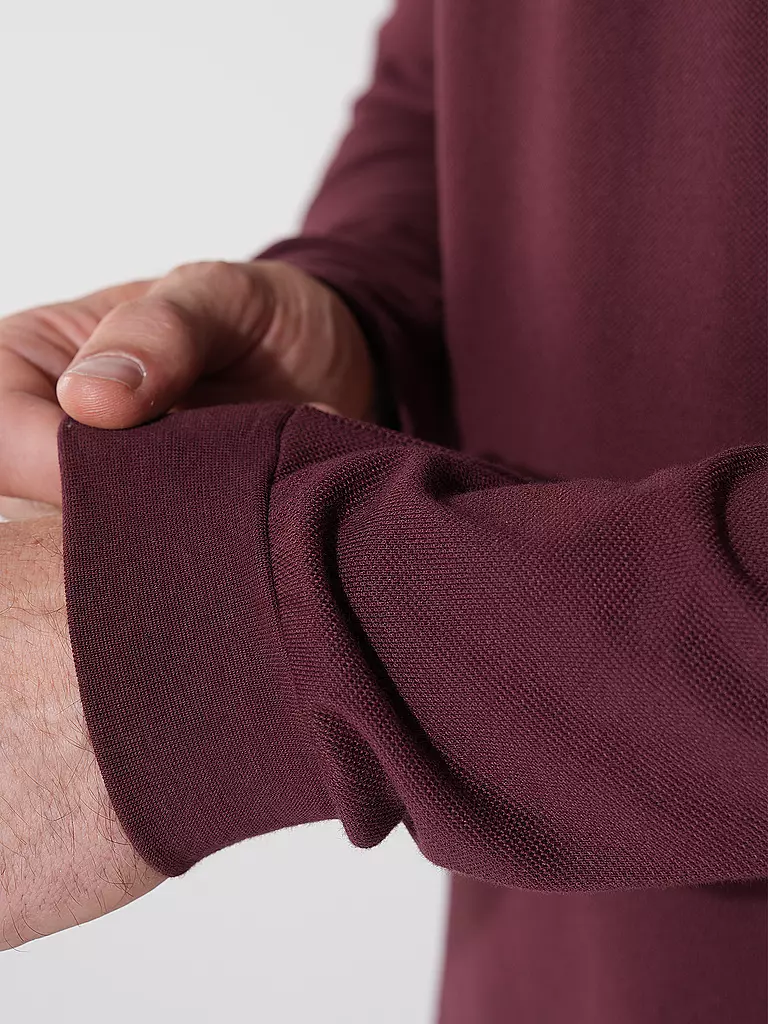 LACOSTE | Poloshirt Classic Fit L1312 | Rosso scuro