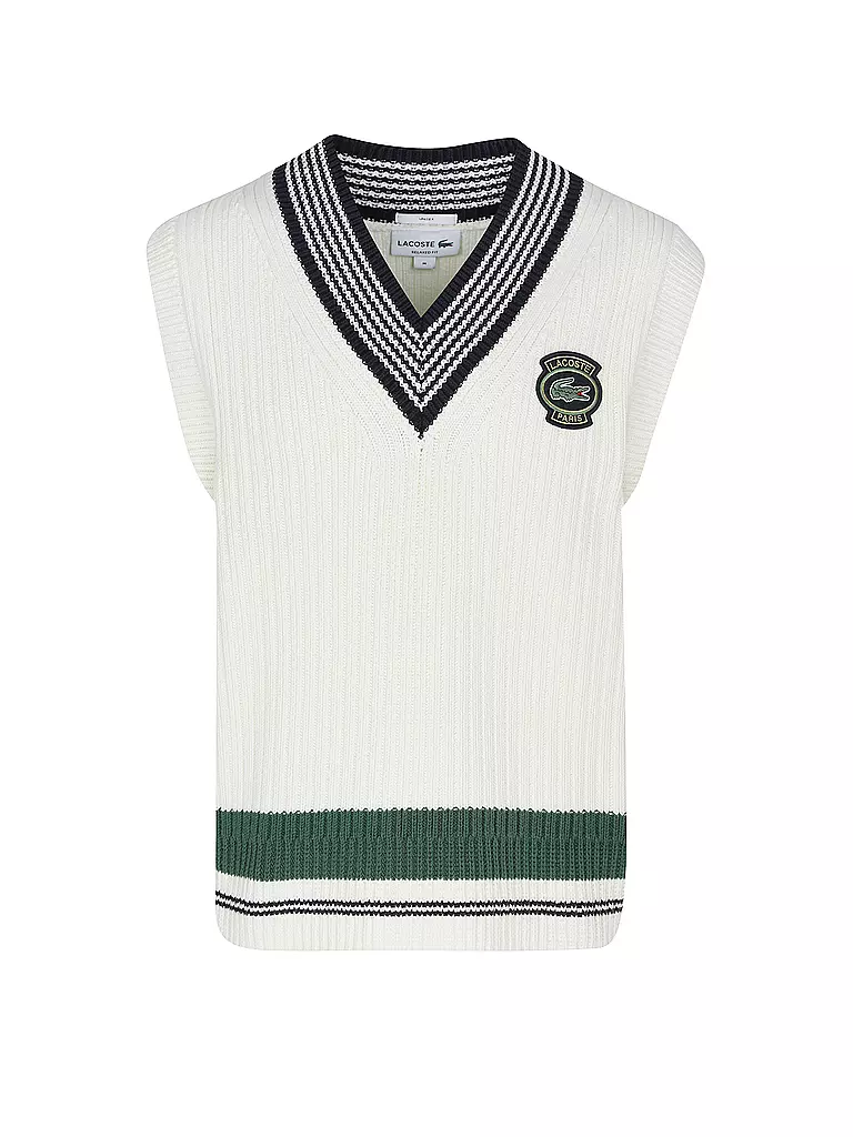 LACOSTE | Pullunder  | Crema