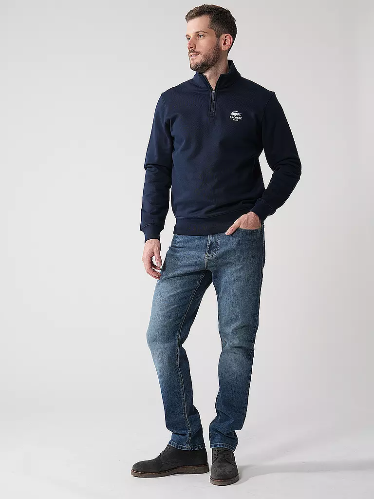 LACOSTE | Troyer Pullover | Blu scuro