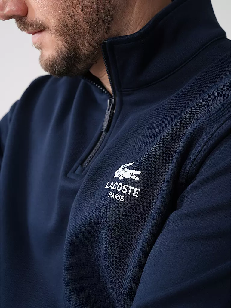 LACOSTE | Troyer Pullover | Blu scuro