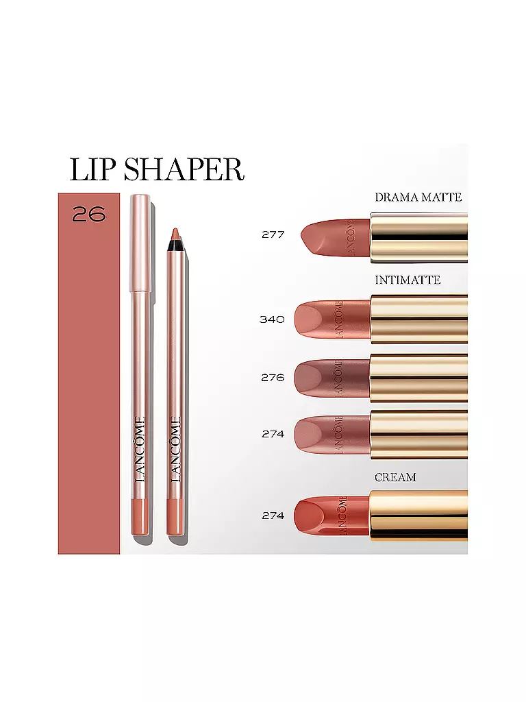 LANCÔME | Matita labbra - Lip Idôle Lip Shaper Creamy Matte Lip Liner (26 Don't be chai) | 