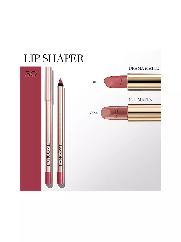 LANCÔME | Matita labbra - Lip Idôle Lip Shaper Creamy Matte Lip Liner (30 Lisa's Coral Glow) | 