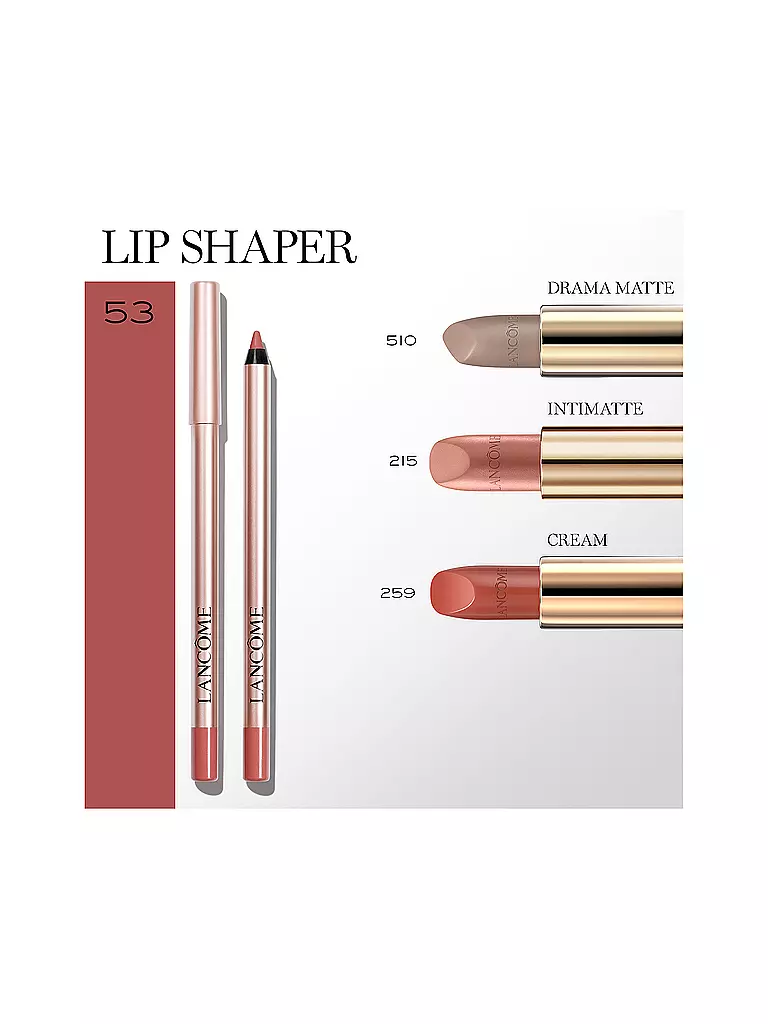 LANCÔME | Matita labbra - Lip Idôle Lip Shaper Creamy Matte Lip Liner (53 The Tea Is Hot) | 
