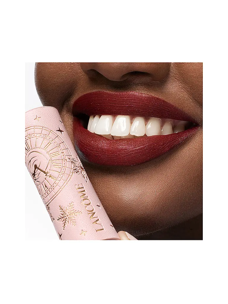 LANCÔME | Rossetto - L'Absolu Drama Matte Holiday Collection (296 Shimmery Dramaphoria) | Rosa