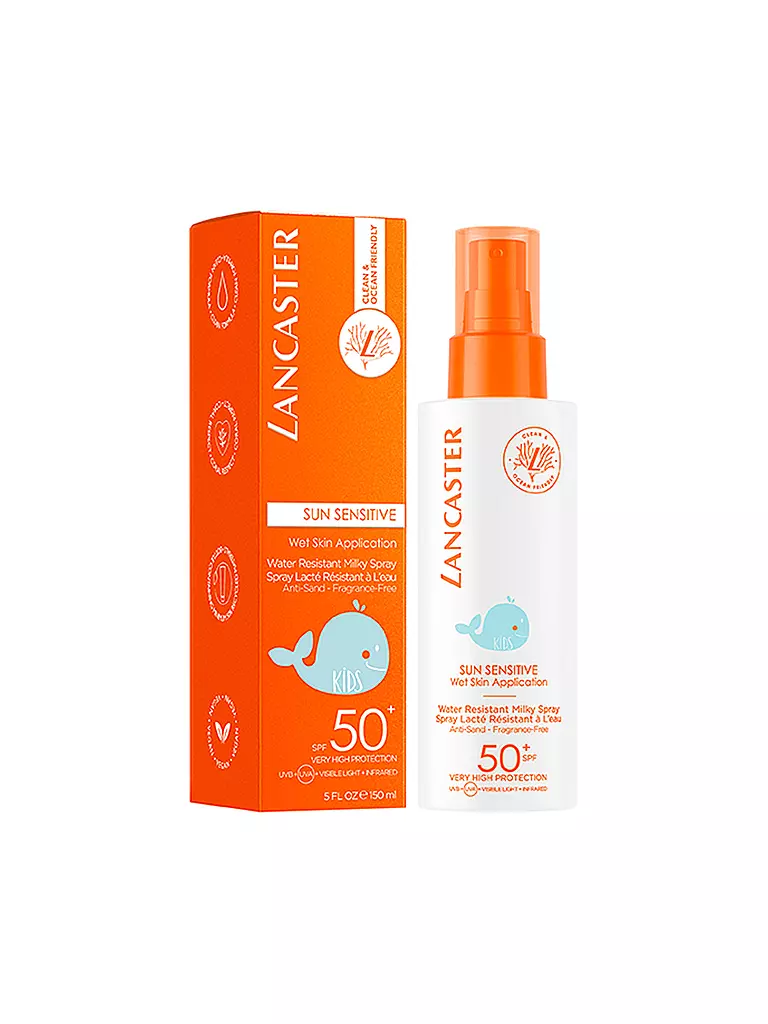 LANCASTER | Clean Sun Sensitive Kids Milky Spray SPF 50 150ml | Senza colore