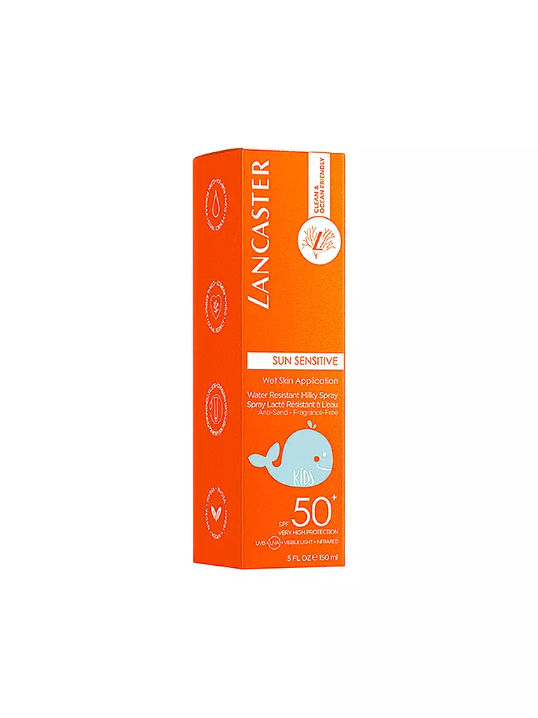 LANCASTER | Clean Sun Sensitive Kids Milky Spray SPF 50 150ml | Senza colore