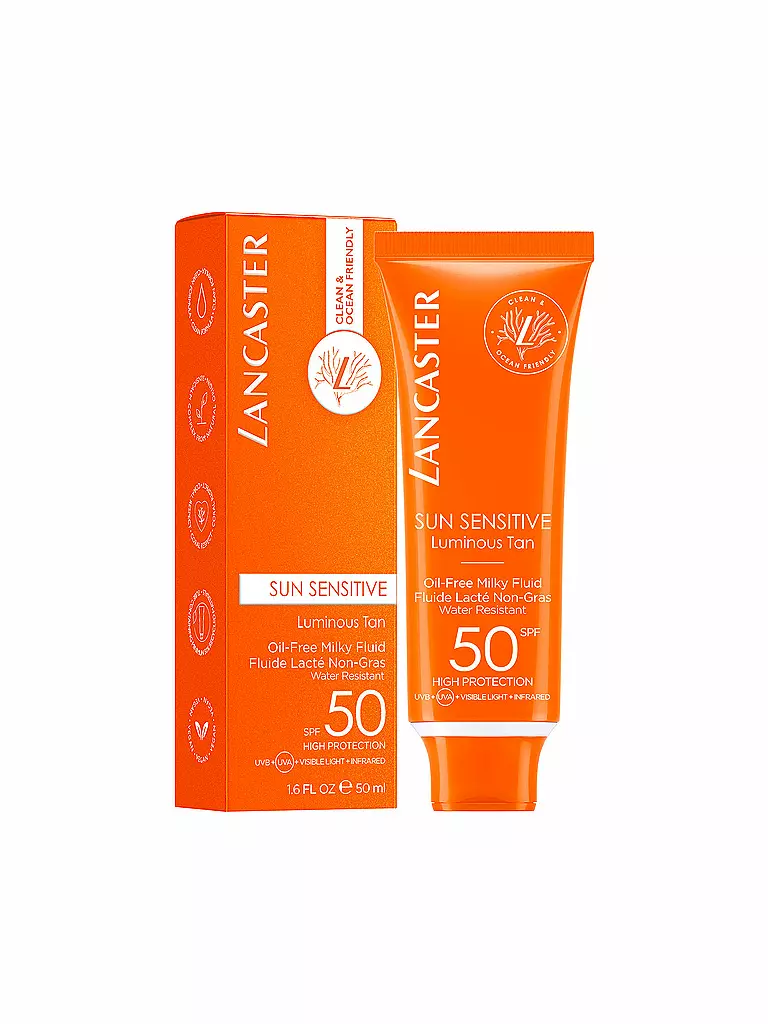 LANCASTER | Clean Sun Sensitive Milky Fluid SPF 50 50ml | Senza colore