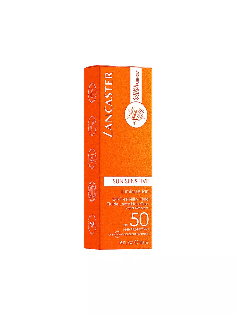 LANCASTER | Clean Sun Sensitive Milky Fluid SPF 50 50ml | 