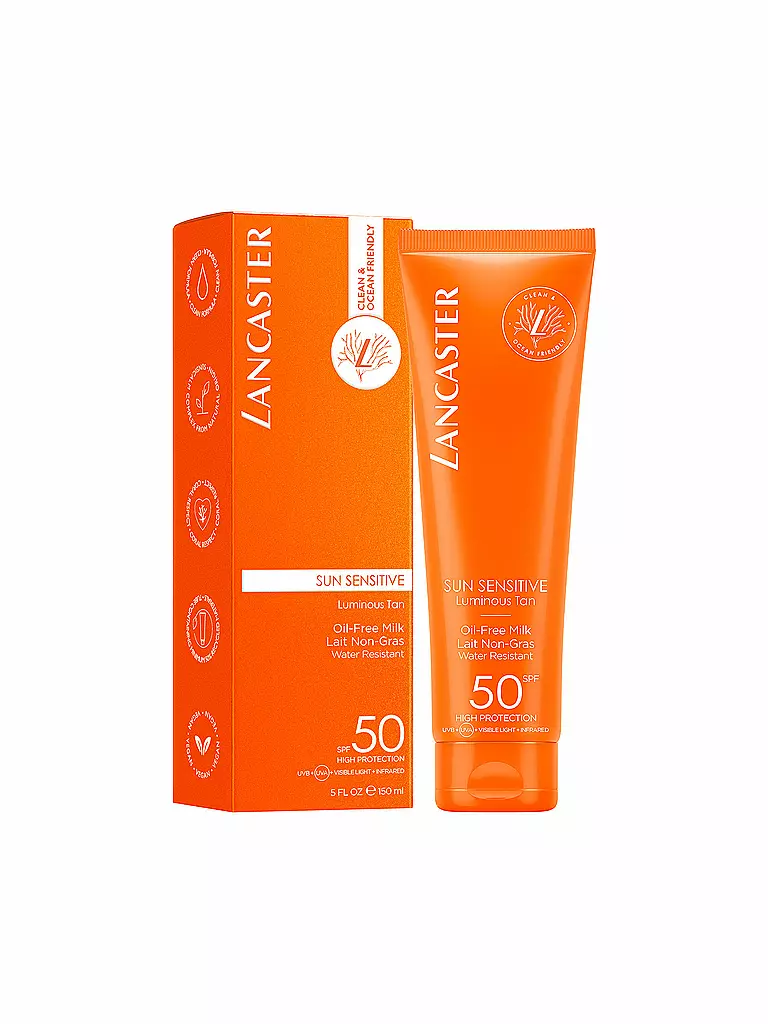 LANCASTER | Clean Sun Sensitive Oil Free Body Milk SPF 50 150ml | Senza colore