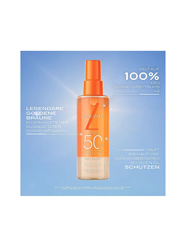 LANCASTER | Sonnenpflege - Sun Beauty Body Water SPF50 100ml | 