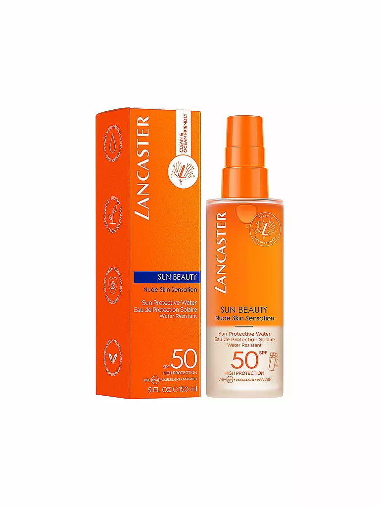 LANCASTER | Sun Beauty Acqua Protettiva Solare SPF50 150ml | Senza colore
