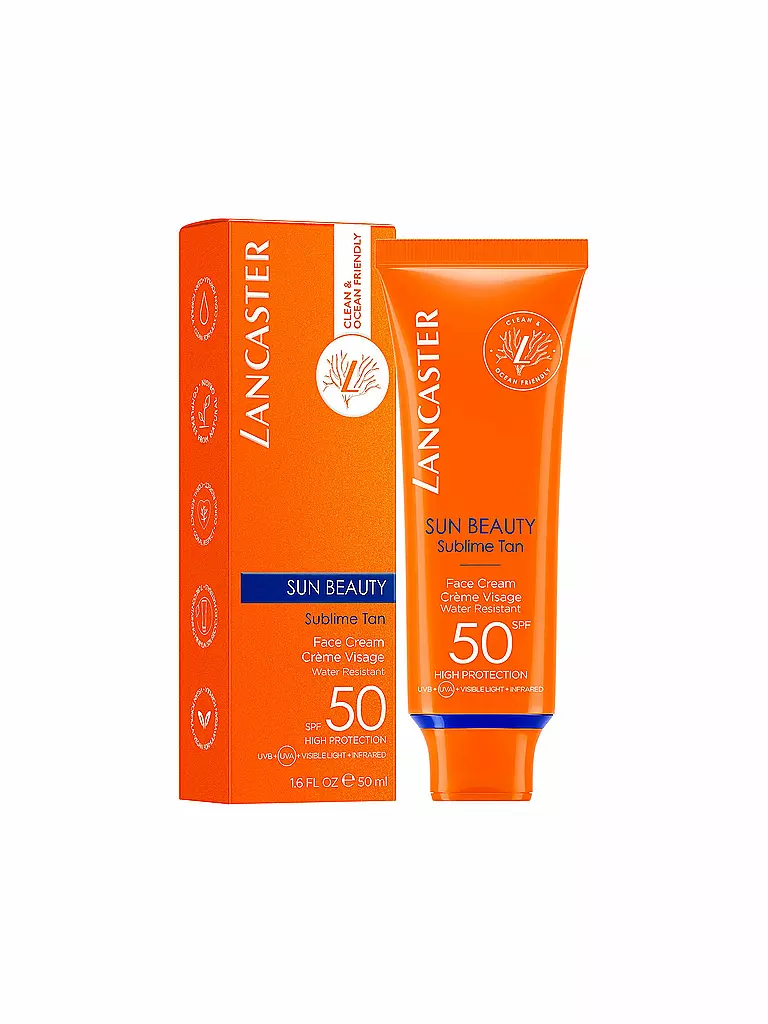 LANCASTER | Sun Beauty Face Cream SPF50 50ml | Senza colore