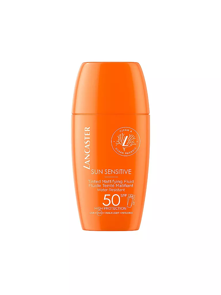 LANCASTER | Sun Sensitive Fluido Opacizzante Colorato SPF50 30ml | Senza colore