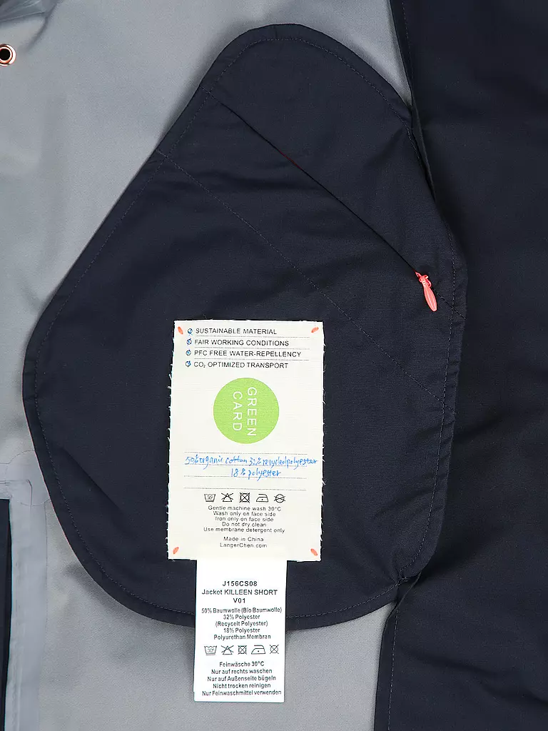 LANGER CHEN | Jacke KILLEEN | Blu scuro