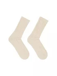 LANIUS | Calzini bordeaux | Crema
