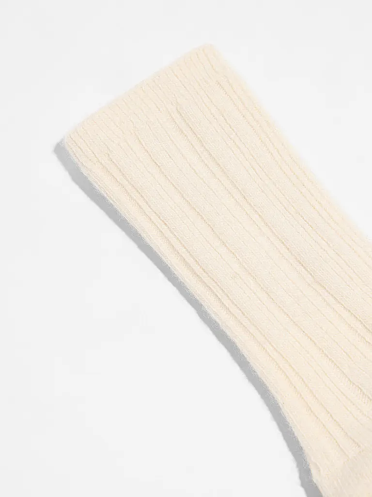 LANIUS | Calzini bianco sporco | Crema