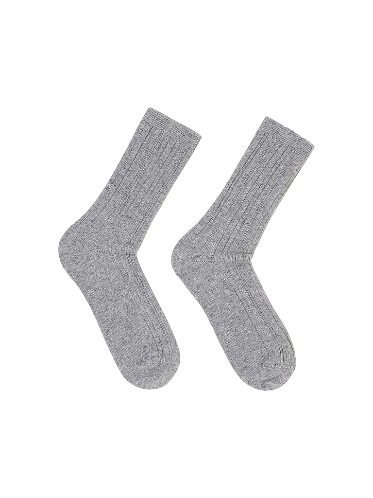 LANIUS | Calzini grigio mélange | Grigio