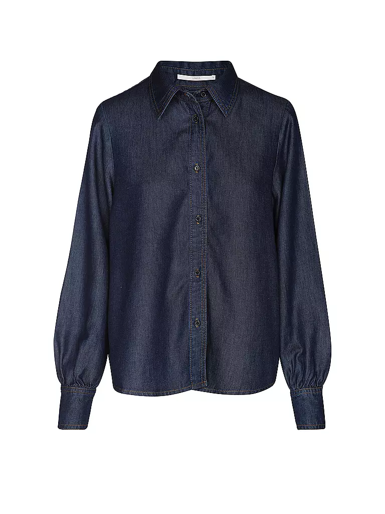 LANIUS | Camicetta di jeans | Blu scuro