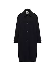 LANIUS | Cappotto di lana | Blu scuro