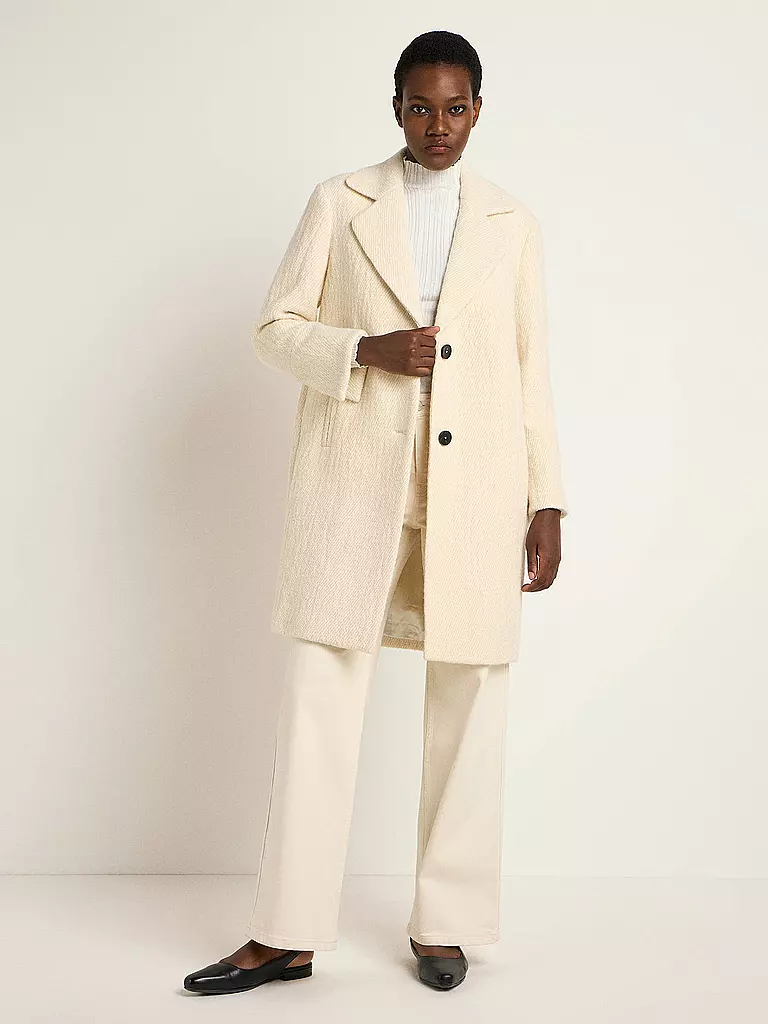 LANIUS | Cappotto di lana | Crema