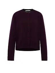 LANIUS | Cardigan Boxy Fit | Rosso scuro