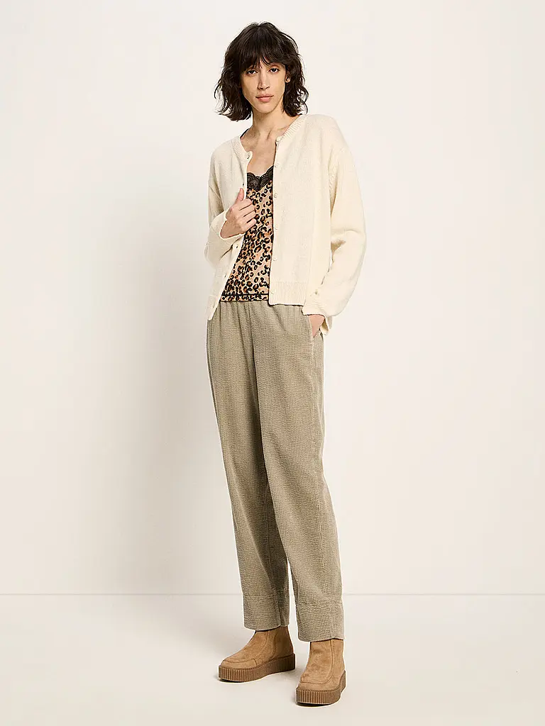 LANIUS | Cardigan Boxy Fit | Crema