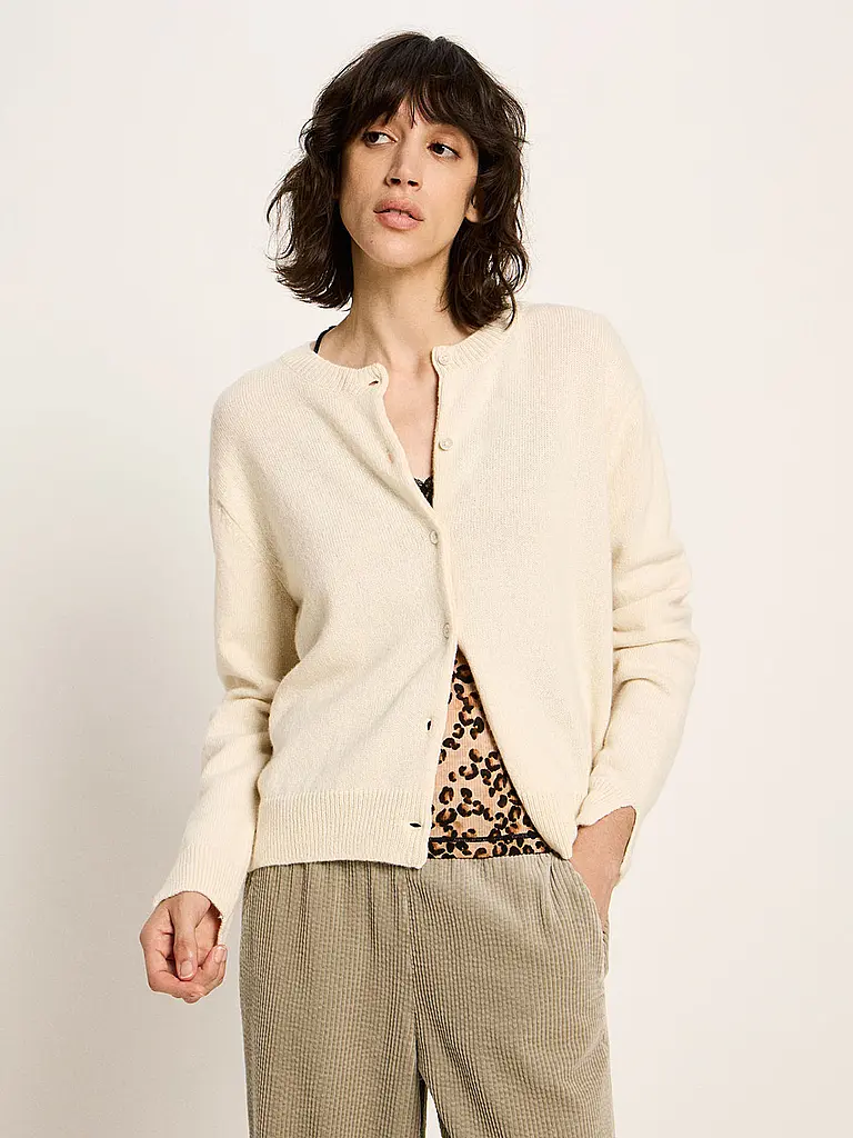 LANIUS | Cardigan Boxy Fit | Crema