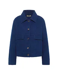 LANIUS | Giacca in lana cotta | Blu