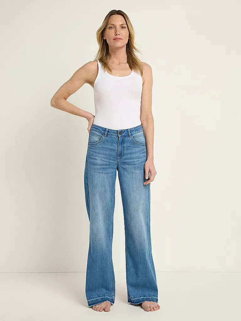 LANIUS | Jeans a gamba larga | Blu