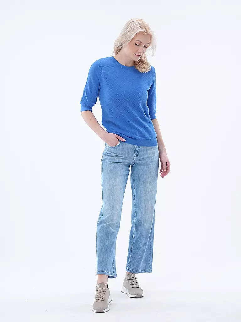 LANIUS | Jeans Relaxed Fit 7/8 | Blu chiaro