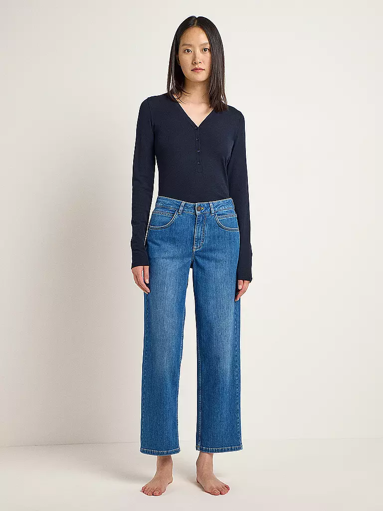 LANIUS | Jeans Relaxed Fit 7/8 | Blu