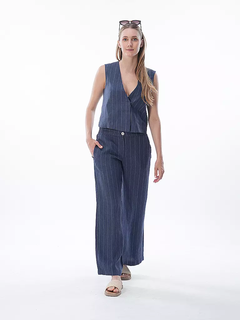 LANIUS | Leinenhose  | Blu