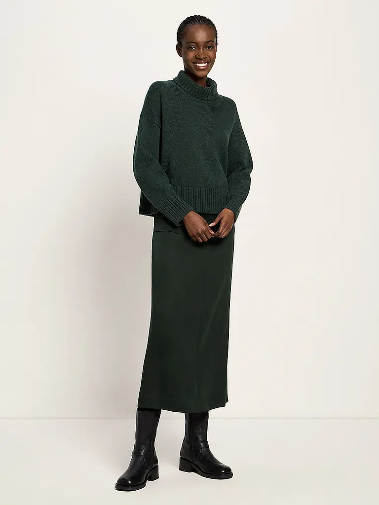 LANIUS | Maglione a collo alto | Verde scuro