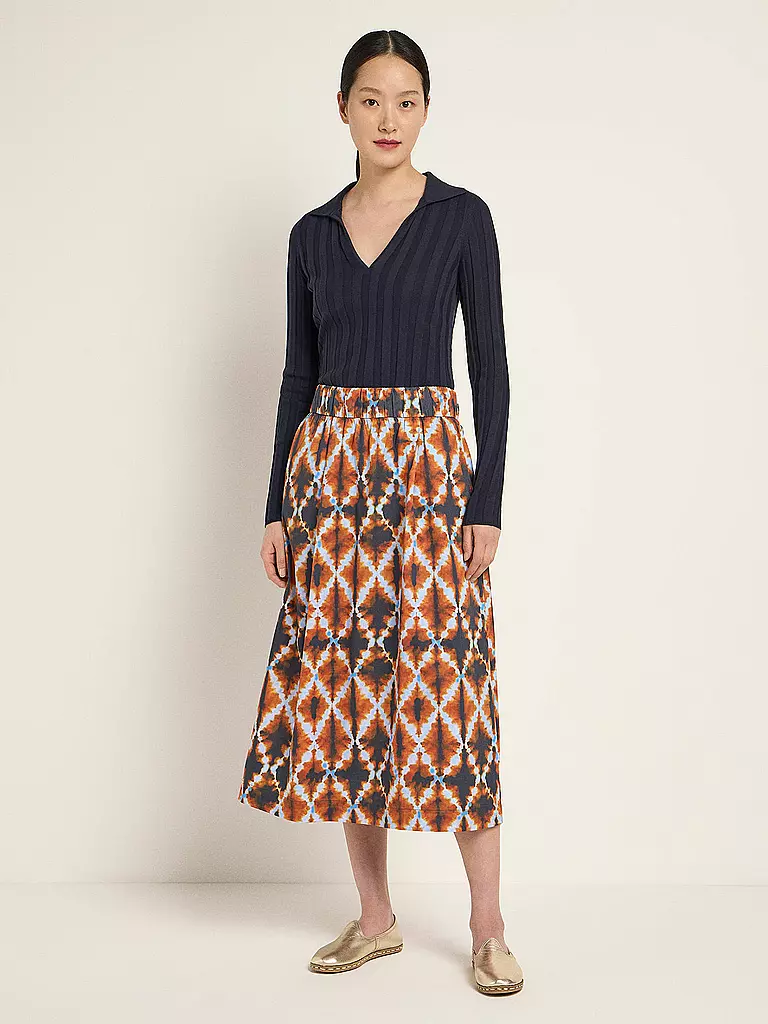 LANIUS | Midi gonna | Blu scuro