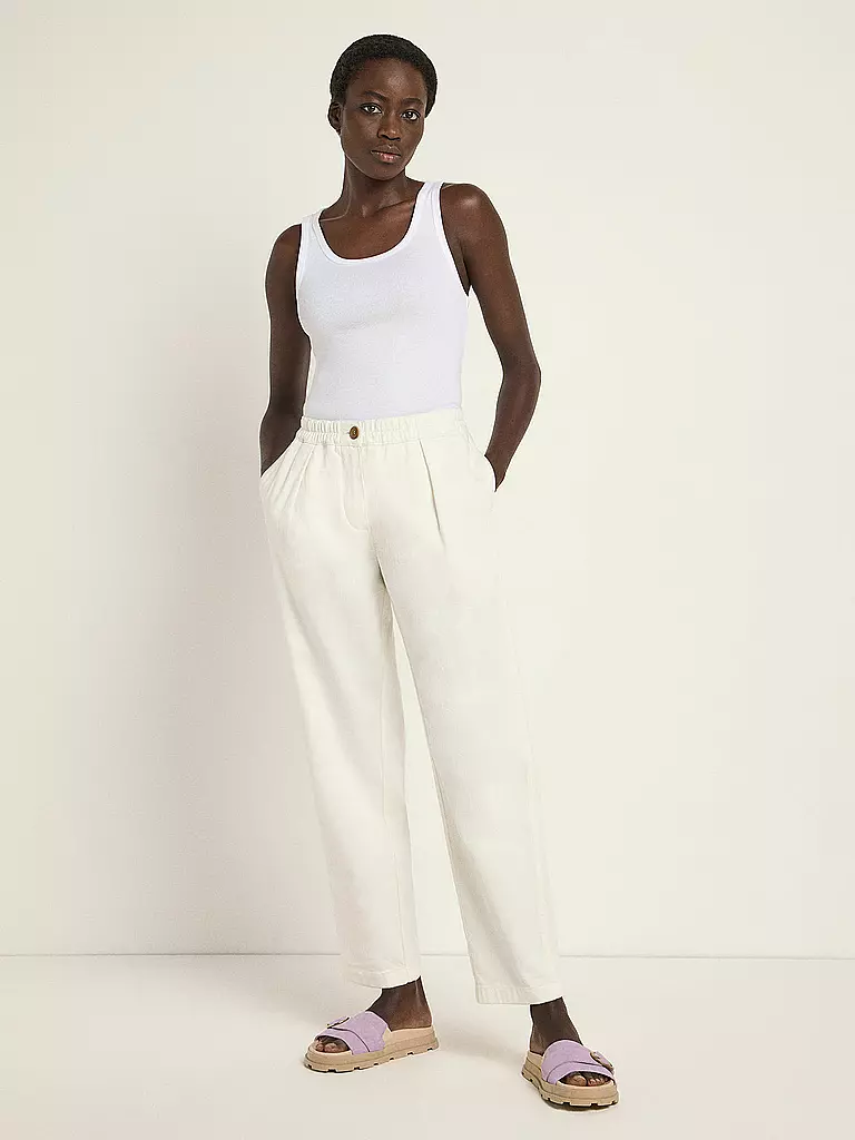 LANIUS | Pantaloni business | Bianco