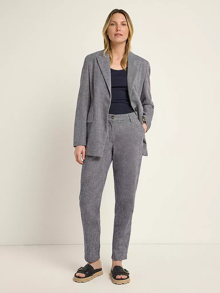 LANIUS | Pantaloni business | Blu scuro