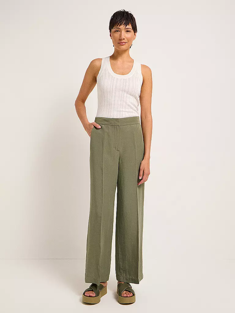LANIUS | Pantaloni Marlene | Verde