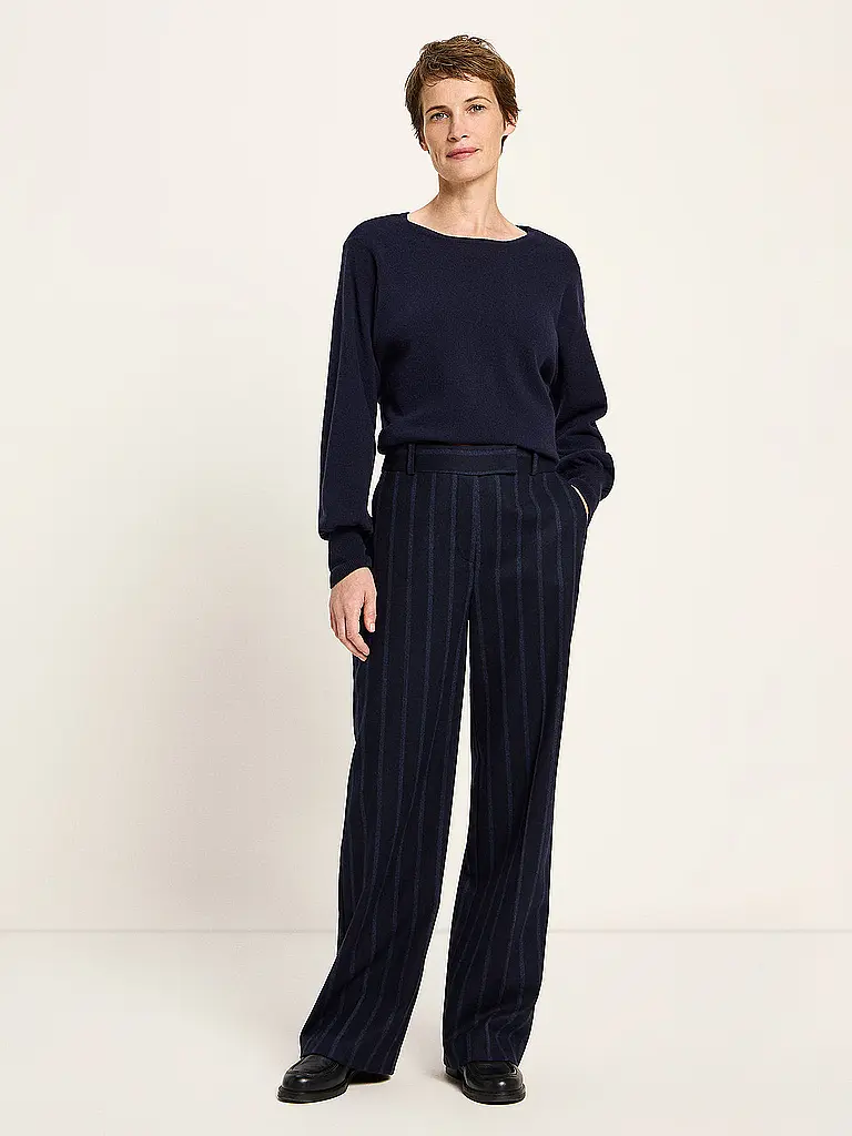 LANIUS | Pantaloni Marlene | Blu scuro