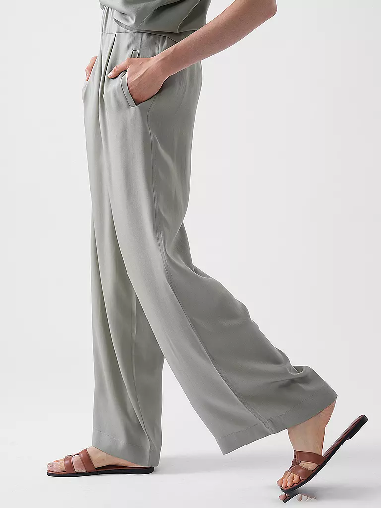 LANIUS | Pantaloni Marlene | Verde chiaro