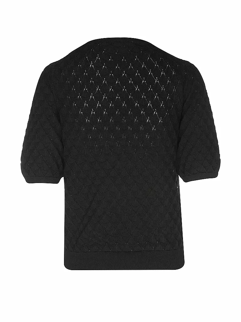 LANIUS | Pullover
Marke: LANIUS
Farbe: nero
Kategorien: Moda,Donna

Lunghezza manica: Manica corta
Scollatura: Girocollo
Materiale: Cotone
Motivo: Tinta unita
Vestibilità (capispalla): Regular
Stile: Pure
Dettagli: Lavorazione a maglia | Nero