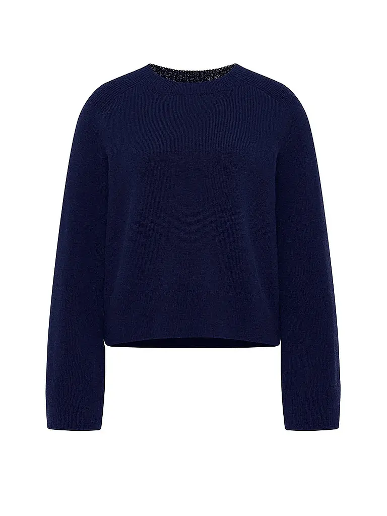 LANIUS | Pullover corto | Blu scuro