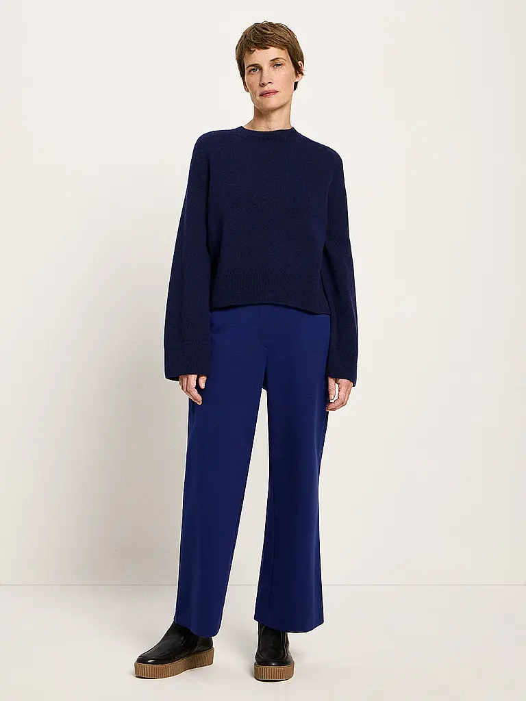 LANIUS | Pullover corto | Blu scuro