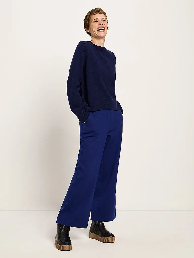 LANIUS | Pullover corto | Blu scuro