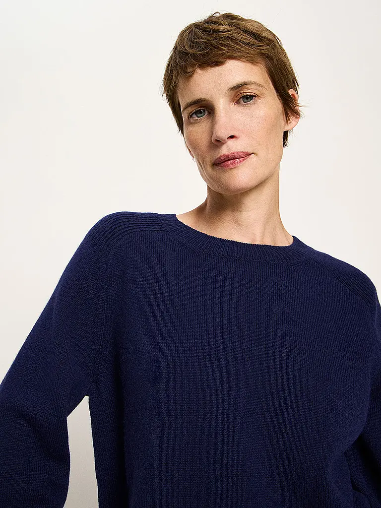 LANIUS | Pullover corto | Blu scuro