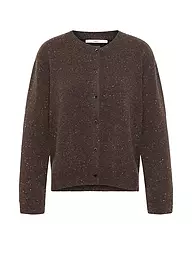 LANIUS | Strickjacke Boxy Fit | Marrone