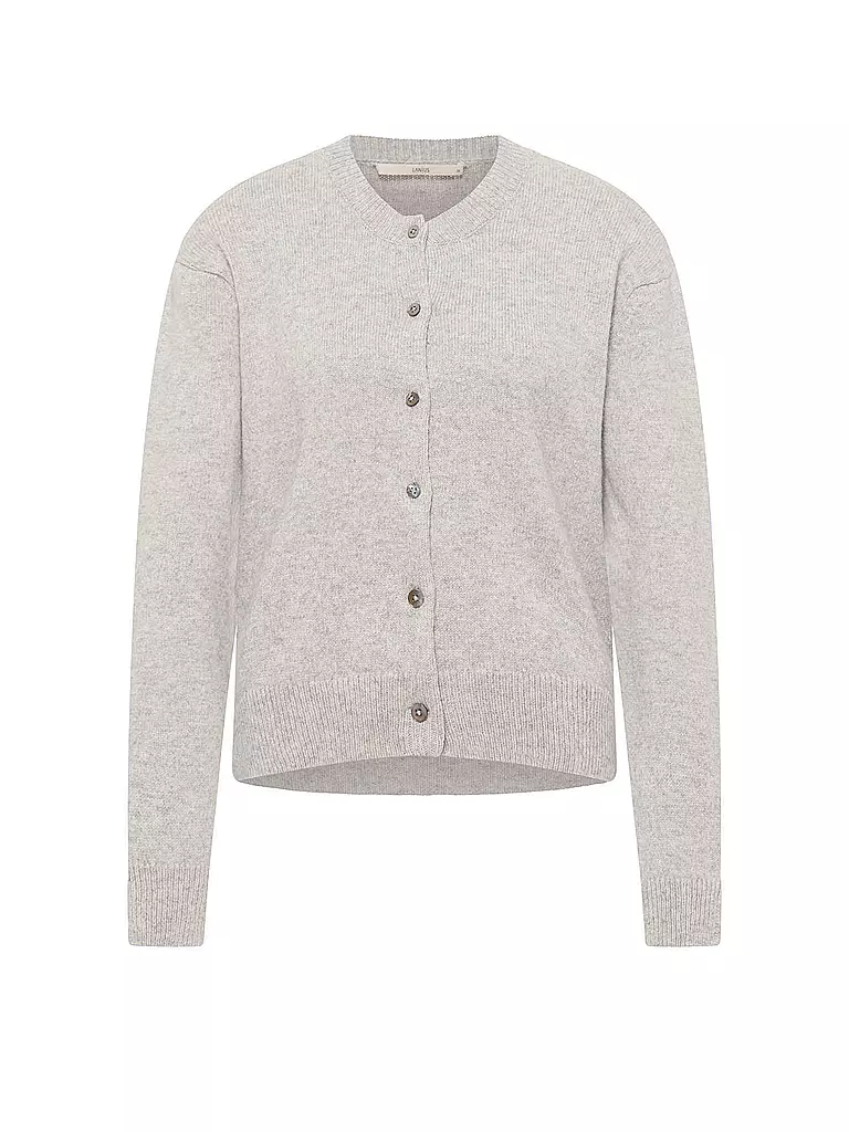 LANIUS | Strickjacke Boxy Fit | Grigio