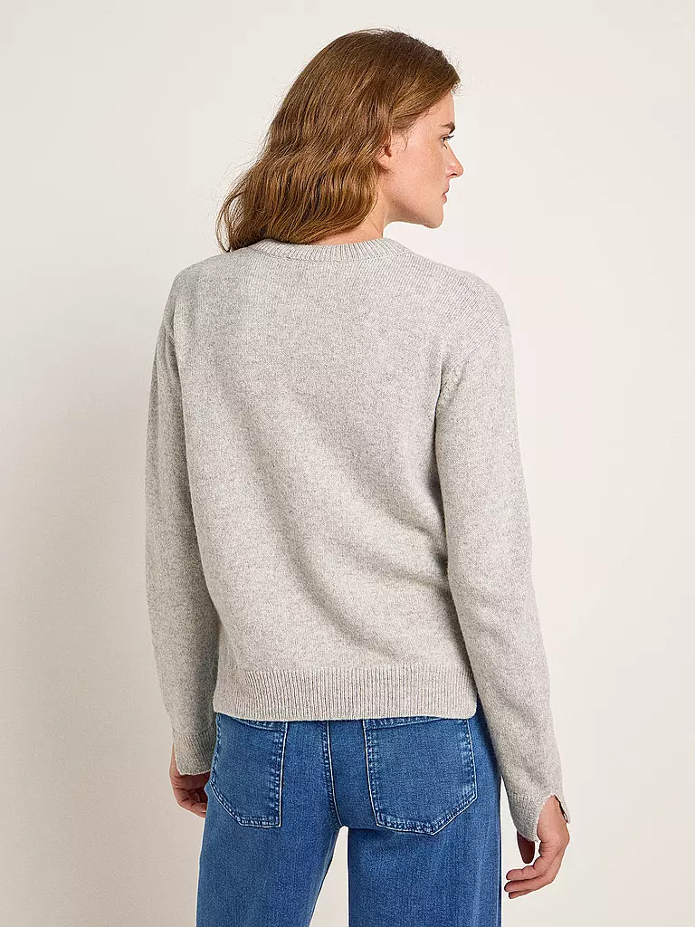 LANIUS | Strickjacke Boxy Fit | Grigio