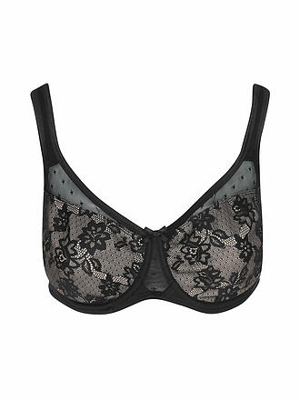 LASCANA | Reggiseno minimizer PERFECT BASIC nero-nocciola